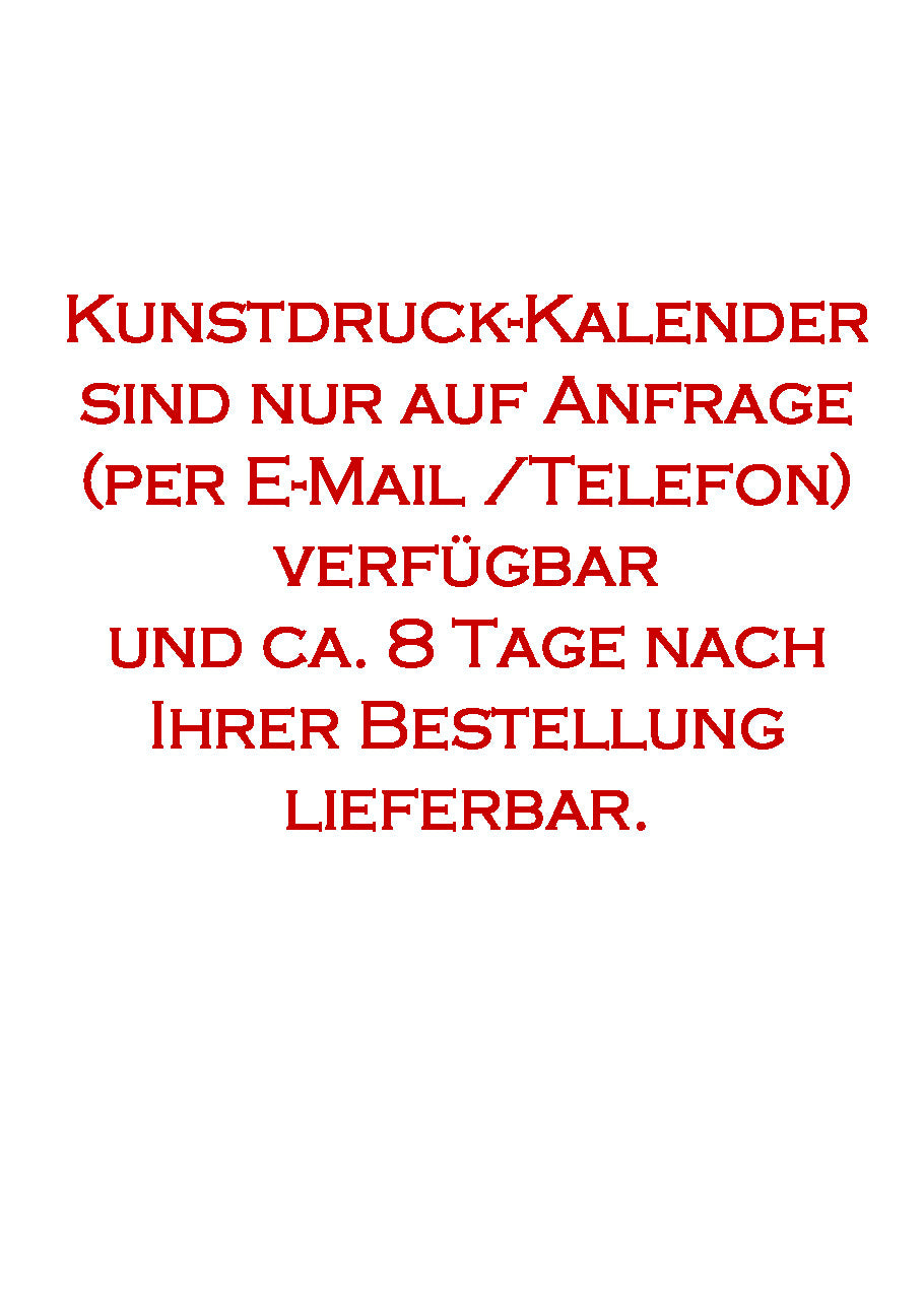 Großer Fotokalender 2025 (DIN A2)
