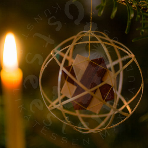 Weihnachtskugel Polarstern